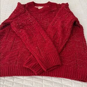 Weatherproof Women's Sweater in Rich Red